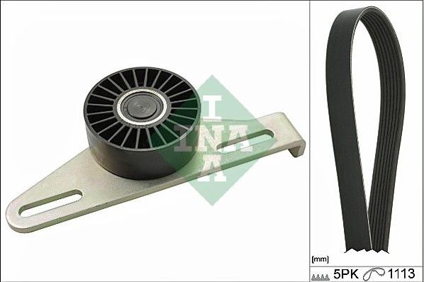 Приводной ремень поликлиновой с роликами (комплект) Ina. Артикул 529 0145 10