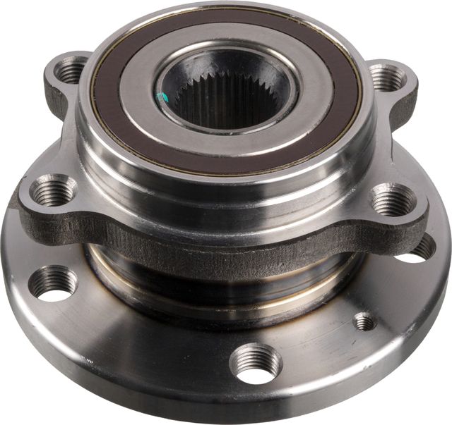 Ступица колеса с интегрированным подшипником (в сборе) SWAG передняя правая/левая для Volkswagen Jetta VI 2010-2019. Артикул 32 92 6377