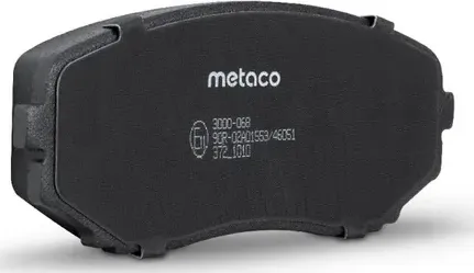 Колодки тормозные MAZDA CX-7 07- перед. (Metaco). Артикул 3000068