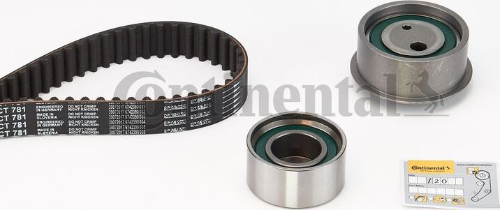 Ремень ГРМ с роликами (комплект) ContiTech. Артикул CT781K2