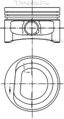 Поршневая група Kolbenschmidt. Артикул 99452600