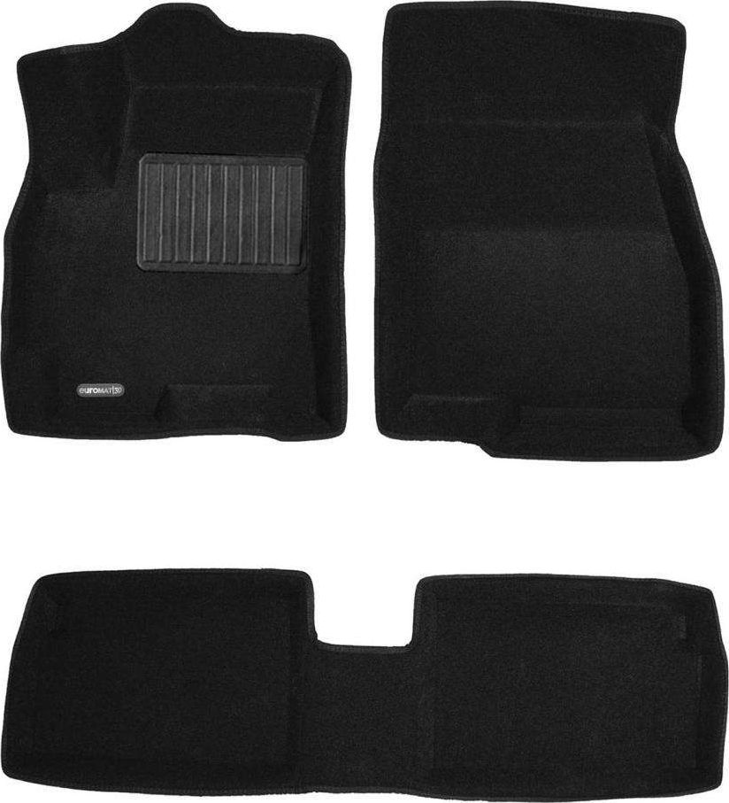 Коврики текстильные Euromat 3D Business для салона Chery Tiggo 4 PRO 2019-2026. Артикул EMC3D-001420