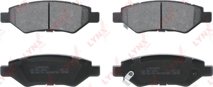 Тормозные колодки LYNXauto. Артикул BD-1821
