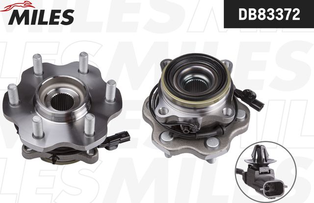 Ступица колеса Miles. Артикул DB83372