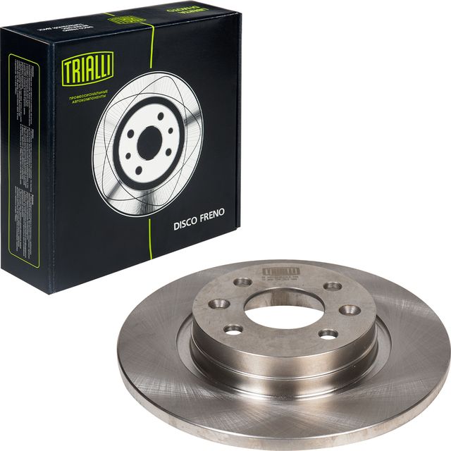 Тормозной диск Trialli передний для Renault Sandero II 2007-2026. Артикул DF 095102
