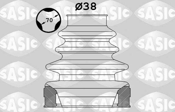 Пыльник ШРУСа внутренний Sasic. Артикул 1900012