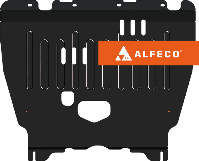 Защита Alfeco для картера и КПП Peugeot 207i хэтчбек (сборка Иран) 2016-2026. Артикул ALF.17.12