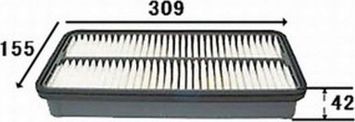 Воздушный фильтр JS Asakashi для Toyota Corona IX (T190) 1992-1997. Артикул A161J