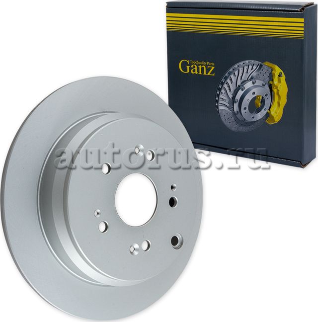 Диск тормозной задний с покрытием (Ganz). Артикул GIJ06063