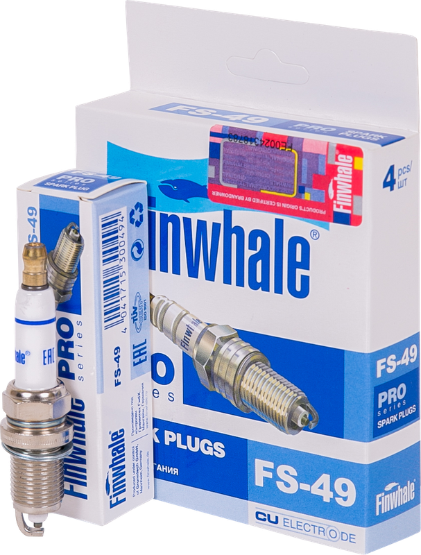 Свеча зажигания Finwhale для Opel Corsa D 2006-2014. Артикул FS49