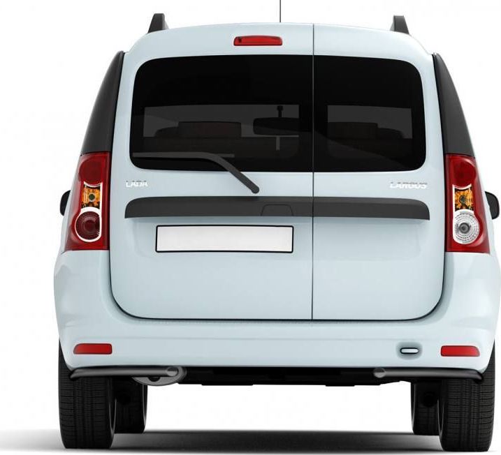 Защита PT Group заднего бампера угловая d=51 мм ШАГРЕНЬ (ППК) для Lada Largus 2012-2026. Артикул LLA330102