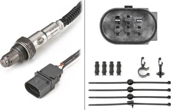 Лямбда-зонд (кислородный датчик) Hella. Артикул 6PA 009 166-851