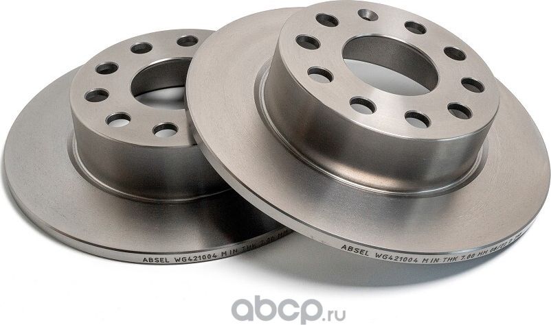 Диск тормозной задний (Absel). Артикул WG421004