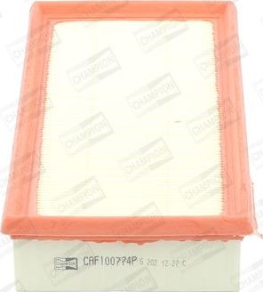 Воздушный фильтр Champion. Артикул CAF100774P