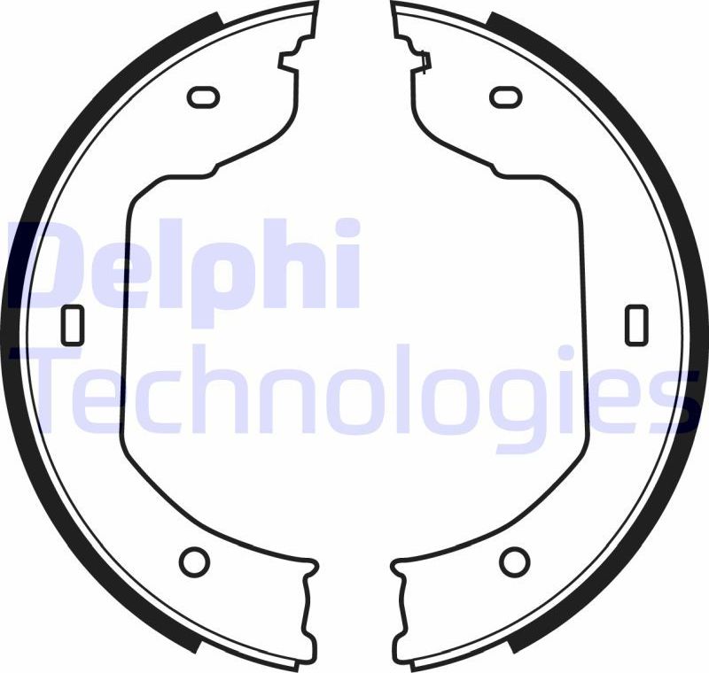 Тормозные колодки Delphi. Артикул LS1920