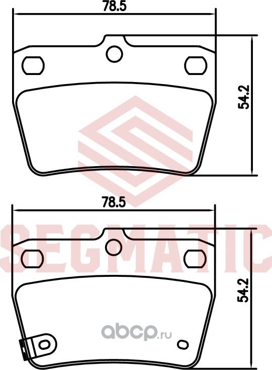 Колодка торм диск зад (Segmatic). Артикул SGBP2746