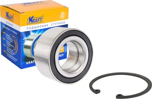 Подшипник ступицы VAG 80/A4/A6/PASSAT -05 1.8-2.4 перед. (Kraft). Артикул KT204576