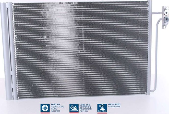 Радиатор кондиционера (конденсатор) Nissens (алюминий). Артикул 940045