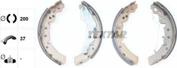 Тормозные колодки Textar. Артикул 91056700