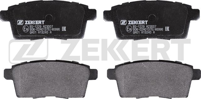 Тормозные колодки Zekkert задние для Mazda CX-9 I 2007-2016. Артикул BS-1229