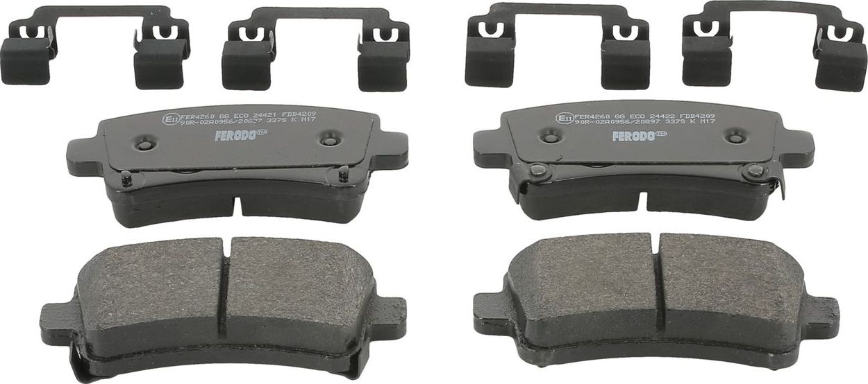 Тормозные колодки Ferodo Premier Eco Friction. Артикул FDB4209
