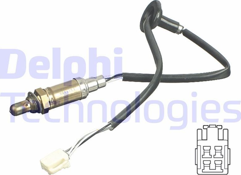 Лямбда-зонд (кислородный датчик) Delphi. Артикул ES11106-12B1