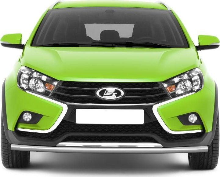 Защита PT Group переднего бампера одинарная d51 (НПС) для Lada Vesta SW Cross 2017-2026. Артикул LSC220202