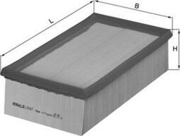 Воздушный фильтр Mahle. Артикул LX 947