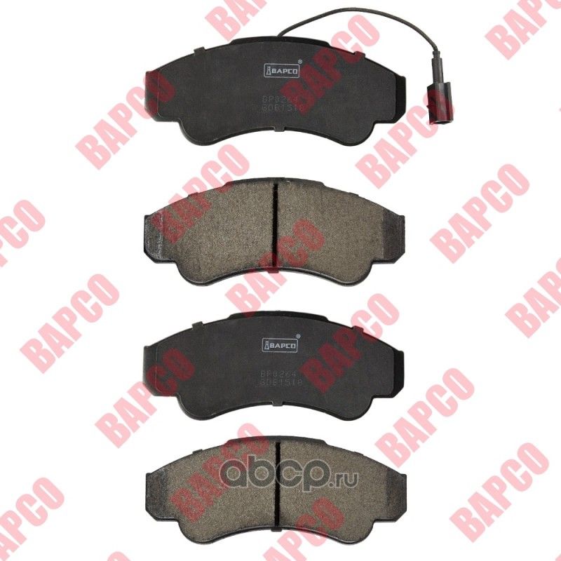 Колодки тормозные дисковые пер. FIAT DUCATO (230_)(244_) (250_,290_), (Bapco) Bapco. Артикул BP0264