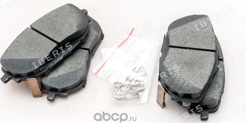 КОЛОДКИ ТОРМ.ПЕР., К-Т TOYOTA AURIS II (NZE18_, ZRE18_) (Iberis). Артикул IB153088