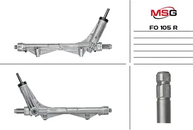 Рулевая рейка без ГУР восстановленная Ford Transit 1985-2000, Ford Transit 1991- (MSG). Артикул FO105R