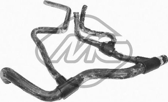 Патрубок радиатора (системы охлаждения) Metalcaucho нижний для Renault Laguna I 1997-2001. Артикул 08858