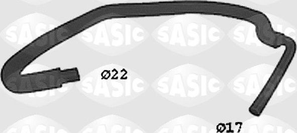 Патрубок системы охлаждения (радиатора) Sasic. Артикул SWH0461