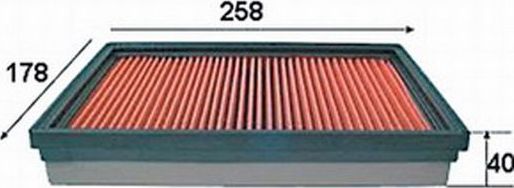 Воздушный фильтр JS Asakashi. Артикул A443J