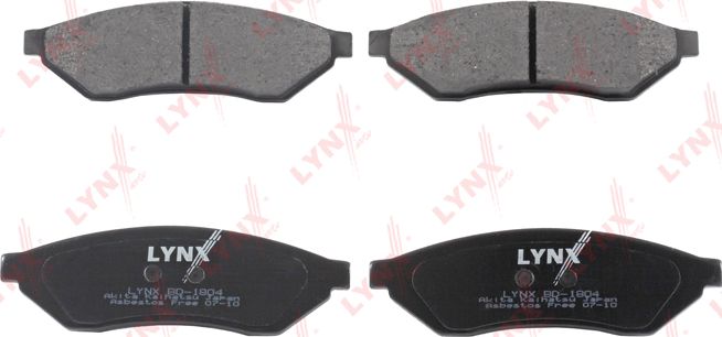 Тормозные колодки LYNXauto. Артикул BD-1804
