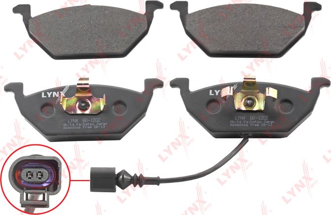 Тормозные колодки LYNXauto. Артикул BD-1202