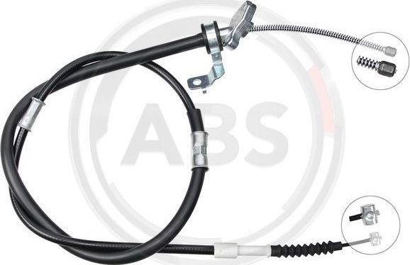 Трос ручника (тросик ручного тормоза) ABS задний левый для Toyota RAV4 II (XA20) 2000-2005. Артикул K19357