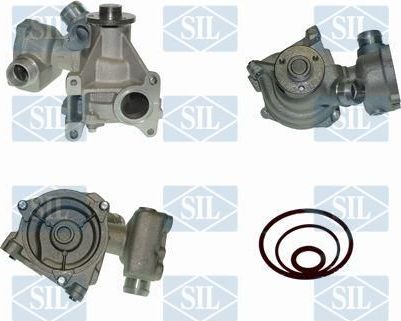 Помпа (водяной насос) Saleri/SIL для Mercedes-Benz W124, A124 1988-1993. Артикул PA671