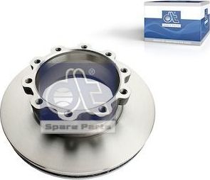 Тормозной диск DT Spare Parts передний/задний для Scania P 2003-2015. Артикул 1.18760