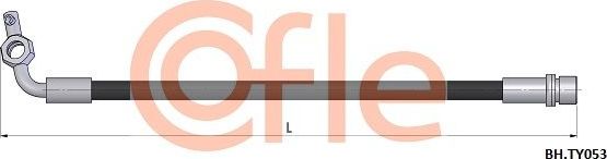 Тормозной шланг Cofle. Артикул 92.BH.TY053