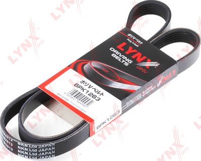 Приводной ремень поликлиновой LYNXauto для Audi A6 IV (C7) 2011-2018. Артикул 6PK1263