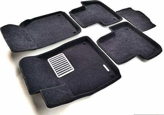 Коврики текстильные Euromat 3D Lux для салона Audi Q7 II 2015-2024. Артикул EM3D-001108