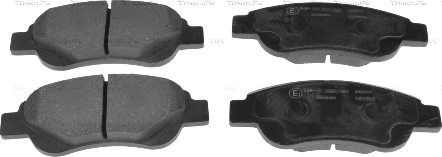 Тормозные колодки Blue Print передние для Citroen C1 I 2005-2014. Артикул ADT342155
