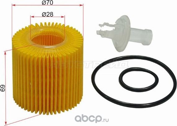 Фильтр масляный картридж TOYOTA CAMRY, RX350 2GR (SAT). Артикул ST04152YZZA1