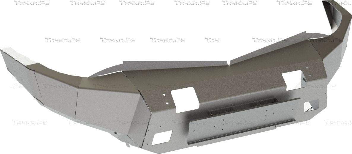 Бампер силовой STC тип Revo передний для Mitsubishi L200 IV 2006-2015. Артикул STC-ML200/06-BFR