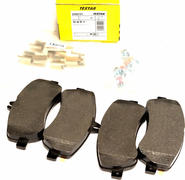 Тормозные колодки Textar передние для Mercedes-Benz GLK-Класс I (X204) 2008-2015. Артикул 2486701
