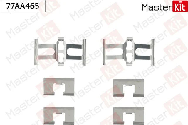 Комплект установочный колодок HONDA CR-V II (RD_) 2001 - 2007 (Master KIT). Артикул 77AA465