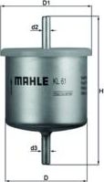 Топливный фильтр Mahle. Артикул KL 61