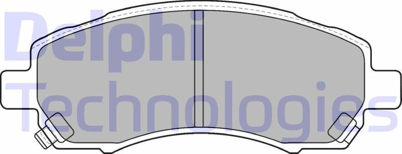 Тормозные колодки Delphi (Low-Metallic). Артикул LP1545