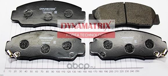 Колодки тормозные дисковые (Dynamatrix-Korea) Dynamatrix-Korea. Артикул DBP1669